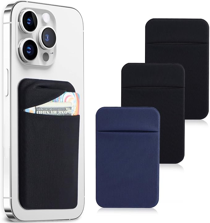 3Pack Cell Phone Card Holder Pocket by Fulgamo