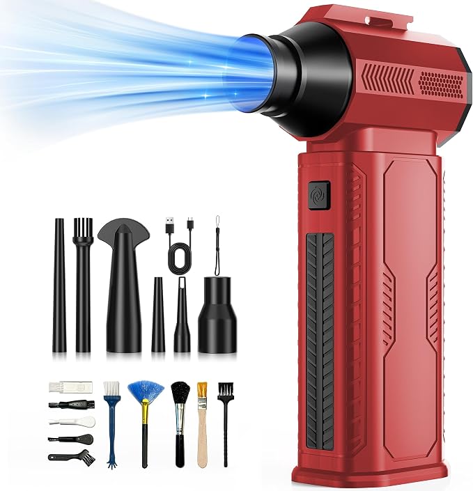 Compressed Air Duster, 000RPM Ultra-Powerful Electric Air Duster | 8000mAh by ZOAIVR