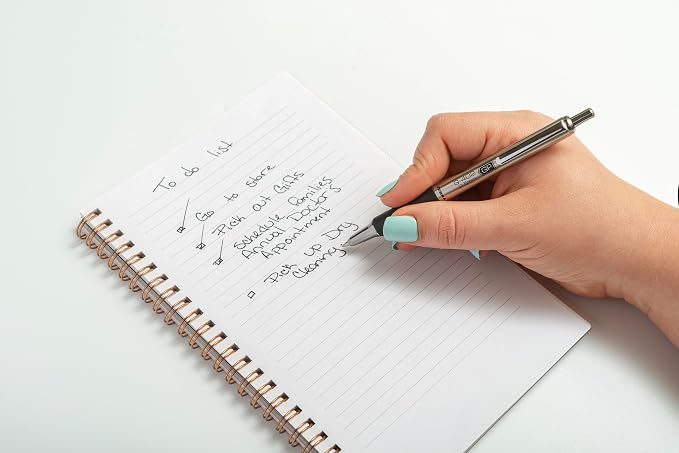 Zebra Pen - STEEL G-402 Retractable Gel Pens - 0.5mm Fine Point - Smooth Black - Image 10