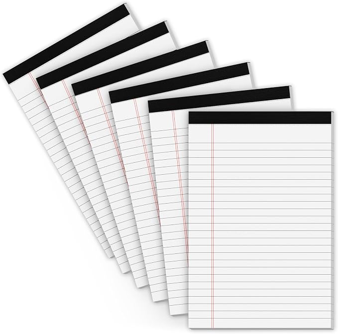 Legal Pads 5x8 Small Note Pads 5x8 Notepads by WelcometoVishoitty