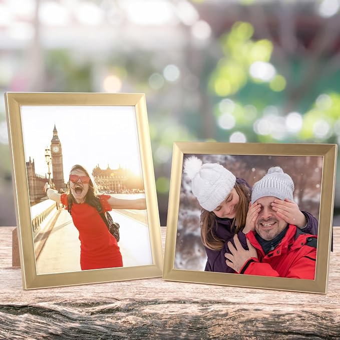 Giftgarden 8x10 Picture Frame Gold Set of 12 - Image 2