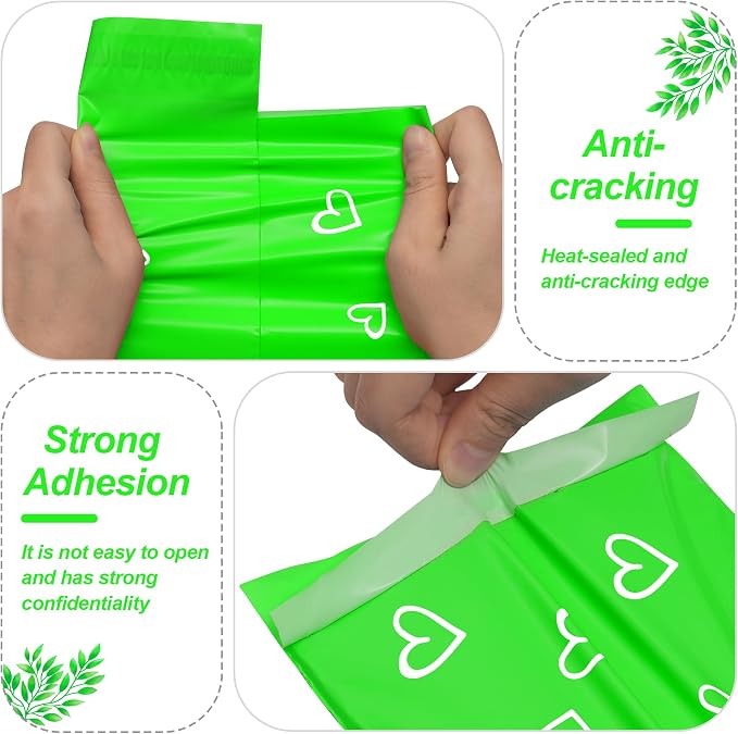 JinRuiKJ Thank You Poly Mailer 6x9 Inch 100 PCS, Shipping Bags - Image 4