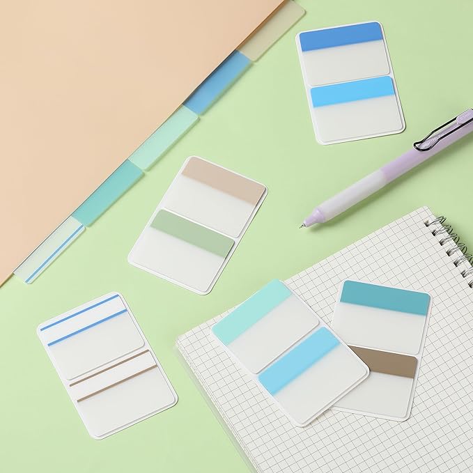 Mr. Pen- Sticky Index Tabs, 500 Pcs, 21 Sets, Colorful Sticky Tabs for Notebooks, Page Markers, Page Tabs for Binders, Page Tabs Sticky Tabs for Books, Notebook Tabs, Book Sticky Tabs for Notebooks-DeskLoop Office