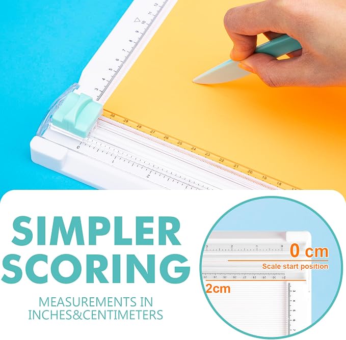 Find Scrapblooms 12"x12" Foldable Paper Trimmer & Scoring Board, Craft Paper - Image 5