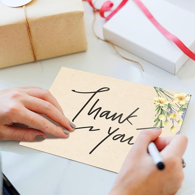 Spiareal 100 Pcs Blank Note Cards Blank Decorative Notecards Index Cards Bulk - Image 5