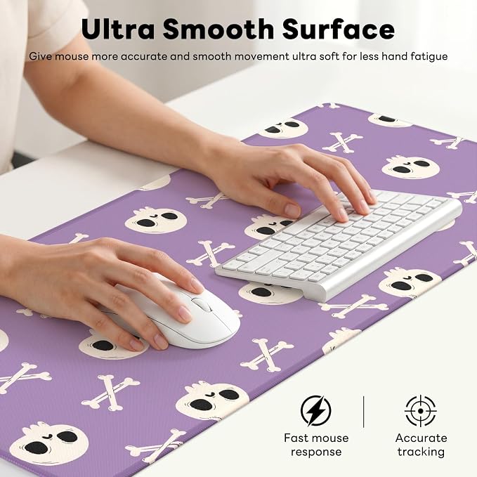 Desk Mat, Big Desk Pad, 31.5x11.8 Inches Extended Big Gaming Mouse Pad - Image 5