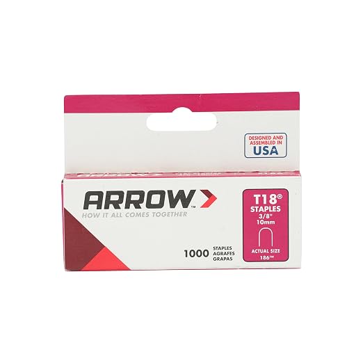 Arrow 186 T18 3/8-Inch Leg Length, 3/16-Inch Crown Size, Staples 1 - Image 5