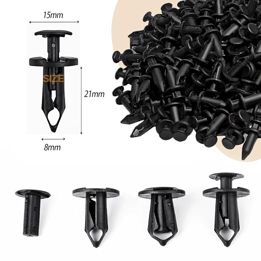 UNIGT 150pcs ATV UTV Body Fastener Rivets Push Pin Compatible - Image 5
