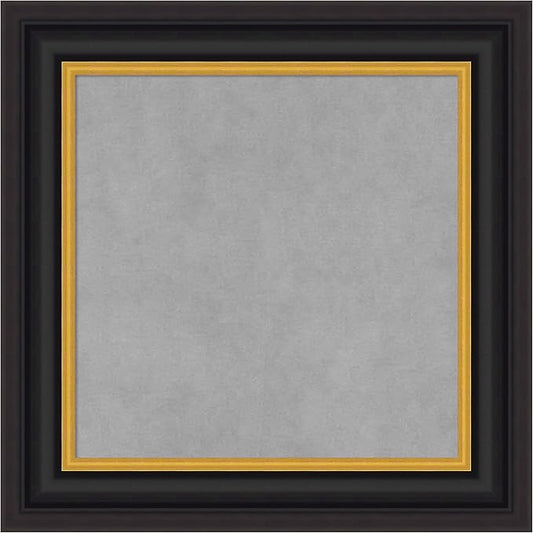 Amanti Art Black Framed Magnetic Board 22x22 Small Vision Board by AmantiArt