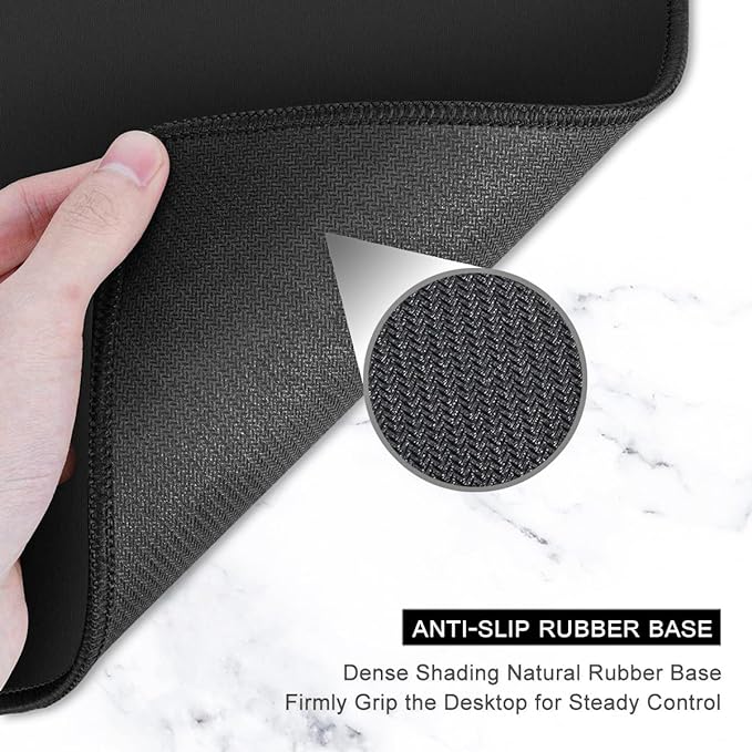 Auhoahsil Desk Mouse Pad, Large Gaming Mousepad, XXL Desk Pad, Extended Long - Image 4