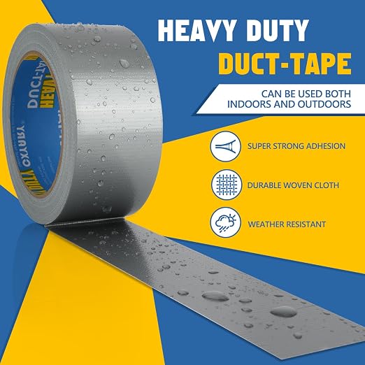 CXYARY 5 Roll Duct Tape Heavy Duty, 2 Inch x 150 Yard, No Residue Tape - Image 2