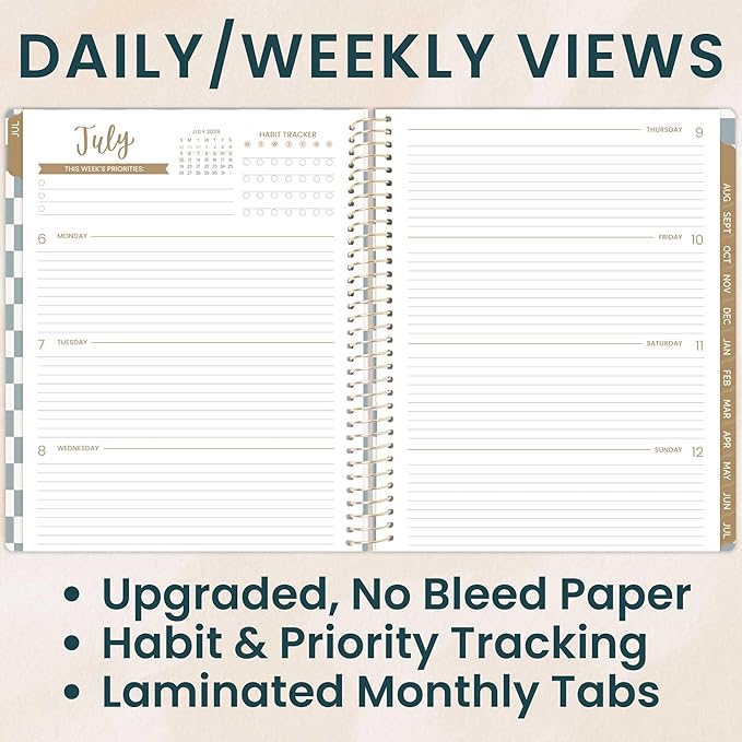 bloom daily planners 2026-2027 Planner 13 Month Academic Year Organizer - Image 2