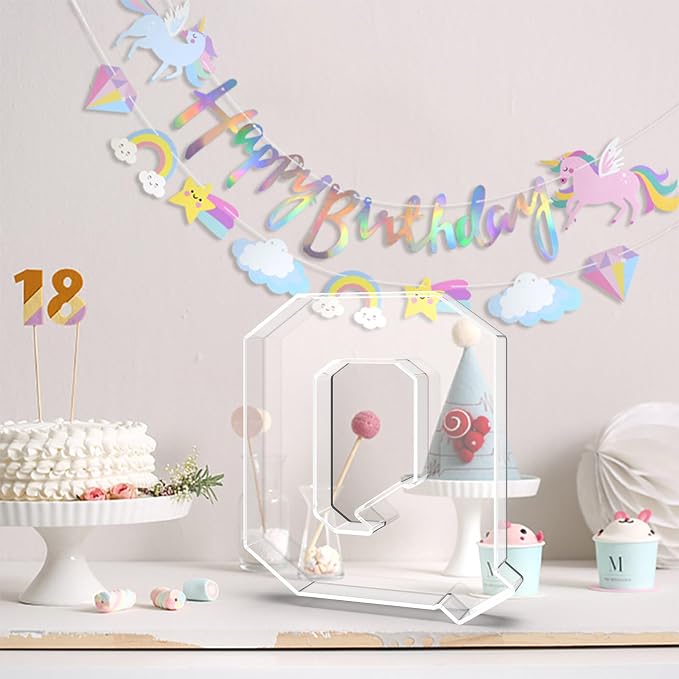 13.8" Acrylic Letter Charcuterie Tray, Charcuterie Letters Fillable Box - Image 4