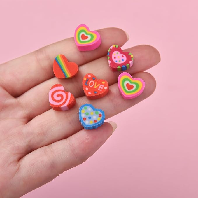 300PCS Mini Cute Pencil Erasers - Image 3