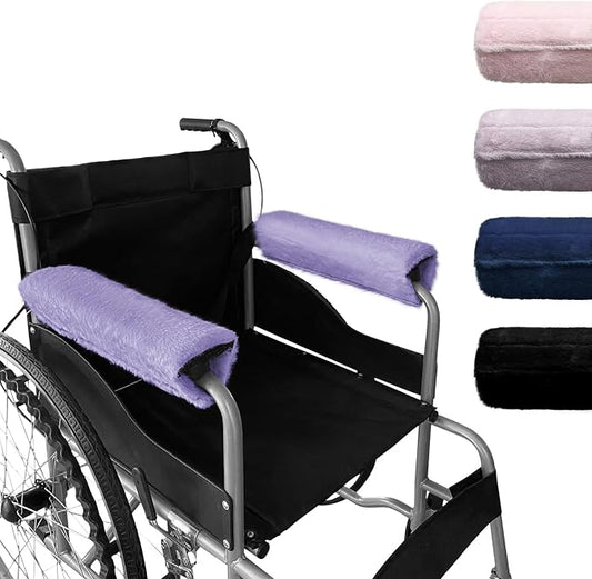 SPRING SEAON Wheelchair Armrest Covers 2 Pack Soft Memory Foam Wheelchair by SPRINGSEAON