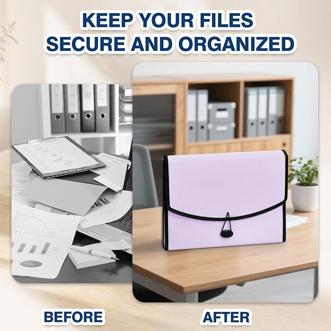 H4D 13-Pocket Accordion File Organizer - Image 6