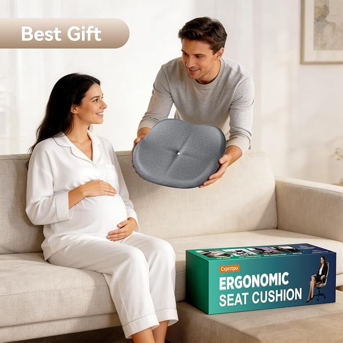 Memory Foam Seat Cushion with Pressure Relief - Image 9
