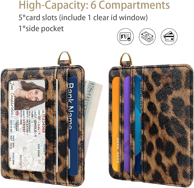 Slim Minimalist Pocket Credit Card Holder Wallet RFID Blocking Lightweight Thin - Image 2