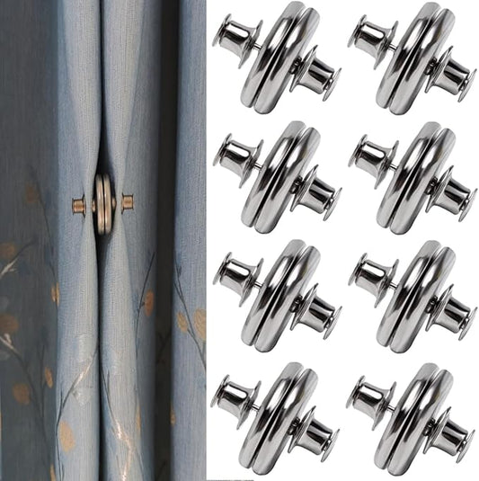 8 Pairs Curtain Magnets Closure, Magnetic Curtain Clips by Yteseery