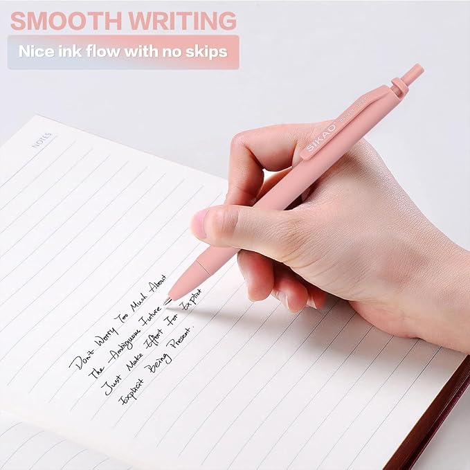 Morandi Pens Bulk 60 Pack – Smooth Writing 1.0mm, Click Ballpoint Pens - Image 6