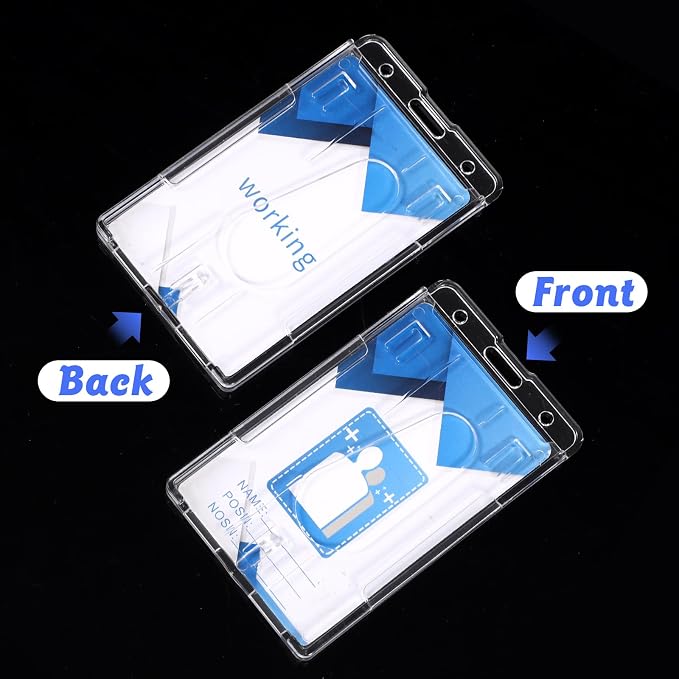 2 Set Badge Holder Retractable Clip Heavy Duty Reels - Image 6