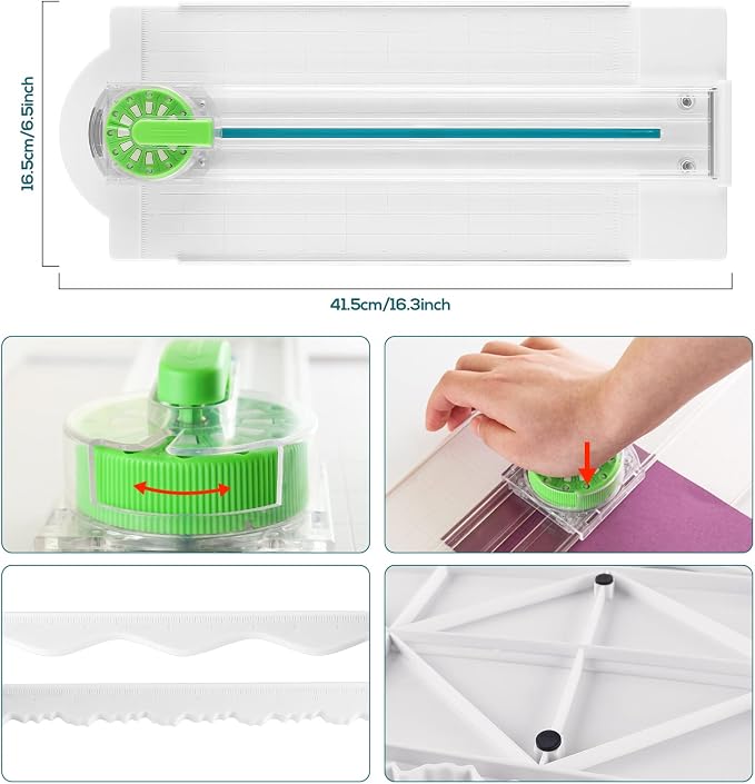 12-Shapes in 1 Craft Paper Edge Cutter, Paper Dial Trimmer Dial Trimmer - Image 8