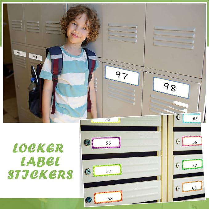 Yexiya 480 Pcs Magnetic Dry Erase Labels, Reusable Blank Strips - Image 5
