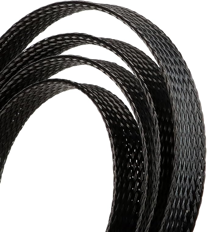 25ft PET Expandable Braided Cable Sleeve 1/6inch Pet Braided Cable Sleeve - Image 2