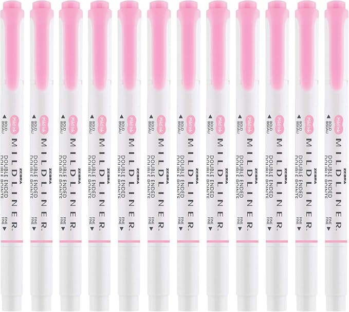Zebra Pen Mildliner Dual-Tip Highlighters, Broad and Fine Tips, No Bleed - Image 3