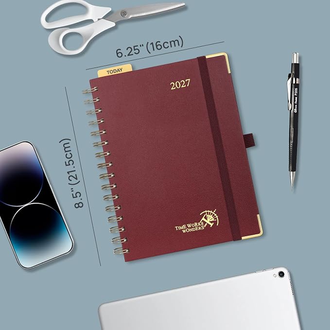 POPRUN 2027 Planner Daily Weekly and Monthly Calendar - Image 2