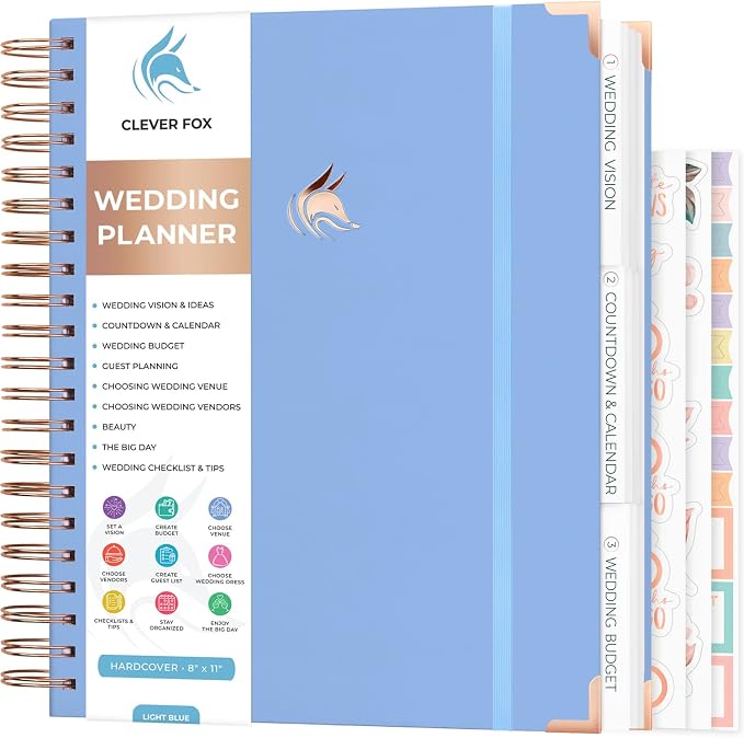 Clever Fox Wedding Planner – Notebook Organizer by CleverFox