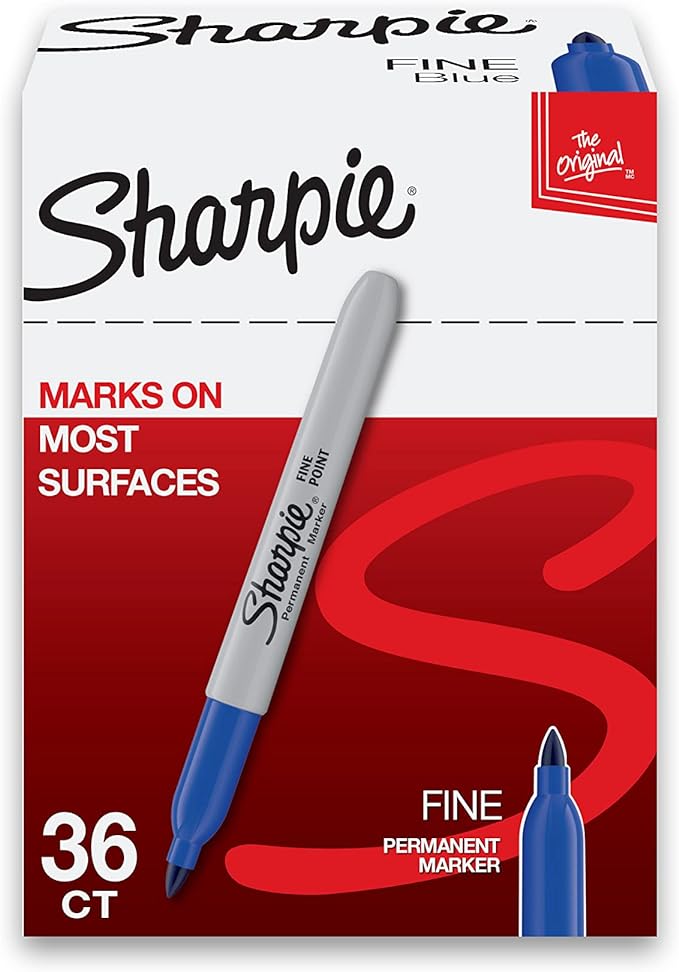 Sharpie Permanent Markers, Fine Tip, Bulk Set, And More by Unknown