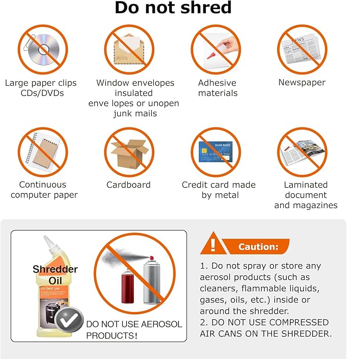 Bonsaii 12-Sheet Cross Cut Paper Shredder, 5.5 Gal Home Office Heavy Duty Shredder for Paper, Credit Card, Mail, Staples, with Transparent Window, High Security Level P-4 (C275-A)-DeskLoop Office