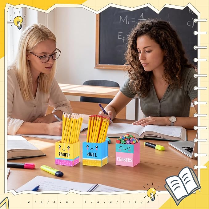 Gilprop 3 Pcs Sharp and Dull Pencil Holder - Image 6