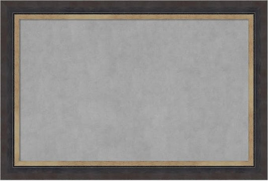 Amanti Art Black Framed Magnetic Board 25x37 Large Vision Board by AmantiArt