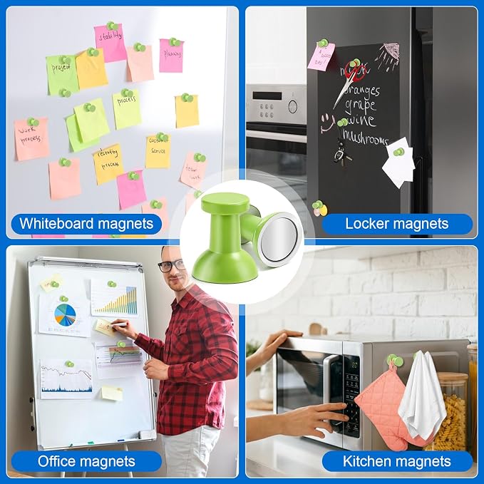 LOVIMAG Fridge Magnets 20Pcs Refrigerator Whiteboard Small Strong Magnet - Image 6