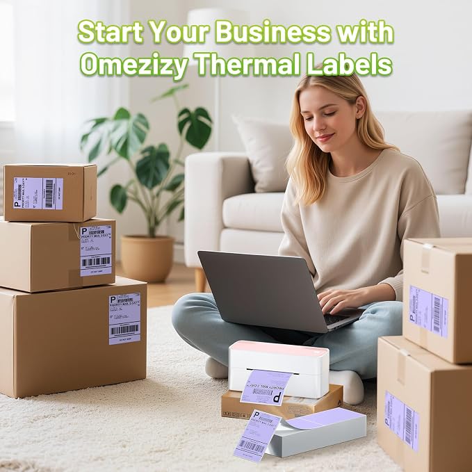 4x6 Thermal Labels, Shipping Address Label | Purple Labels Compatible - Image 5