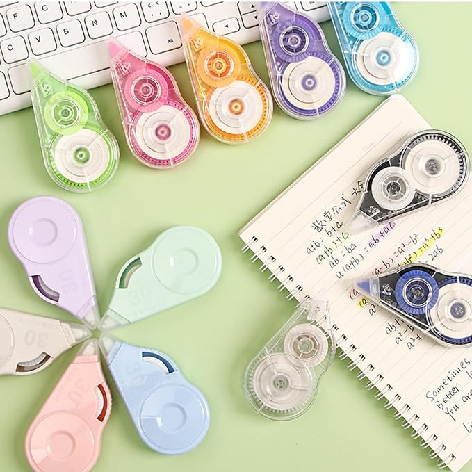10Pcs Correction Tape Roller 8mx5mm Quick Dry White Out Correction Tape Total - Image 3
