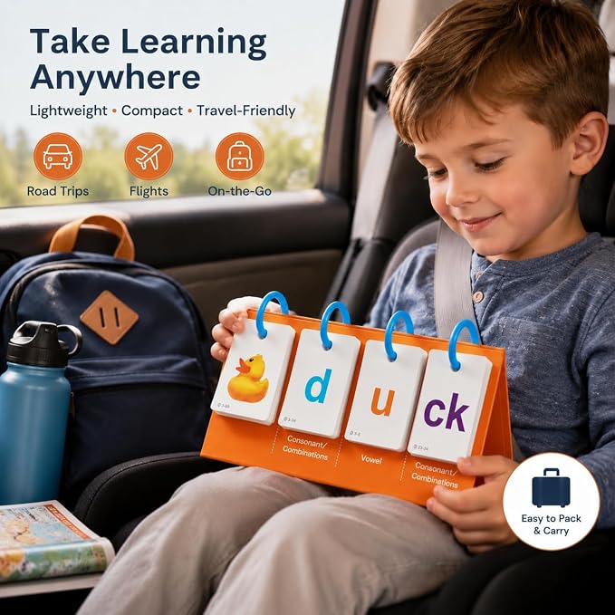 Alened Sight Words Flash Cards for Kindergarten, Phonics Flash Cards, CVC Word - Image 6