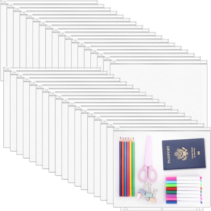 Antner 36 Pack Letter Size Binder Pockets by Antner