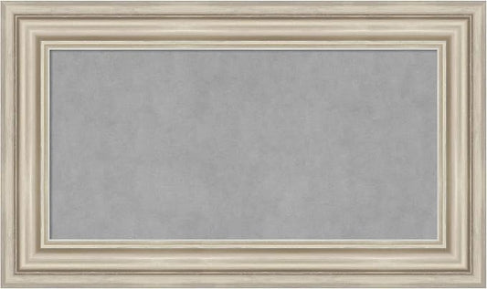 Amanti Art Silver Framed Magnetic Board 18x30 Small Vision Board by AmantiArt