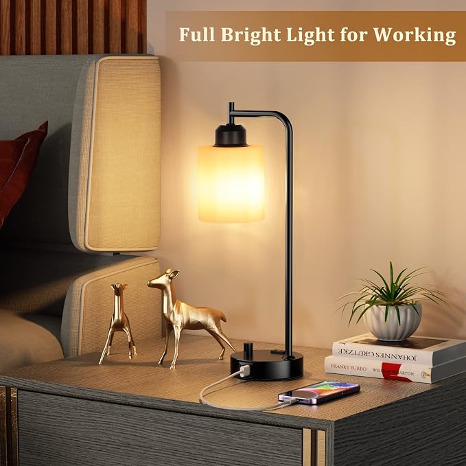 Industrial Bedroom Table Lamps for Bedside - Image 5