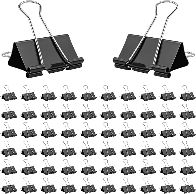 OWLKELA 1.6 Inch Large Binder Clips, and Home Supplies by OWLKELA