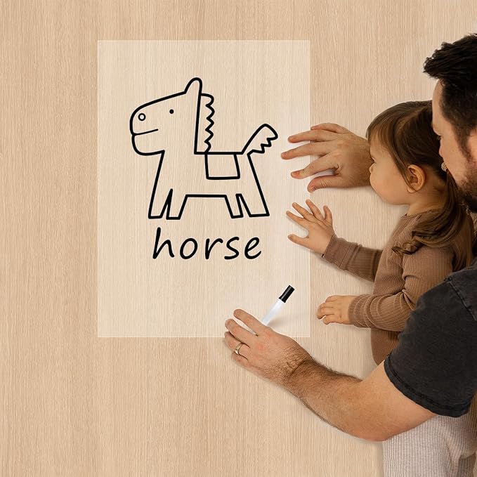 T&W SAME FILM 6 Pcs Dry Erase Board Sticker- Whiteboard Stickers-8.3''x11.7'' - Image 6