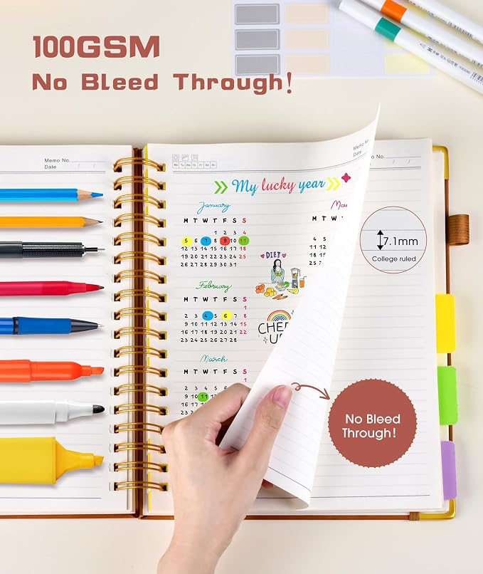 Hardcover Spiral Notebook Journal - Image 5