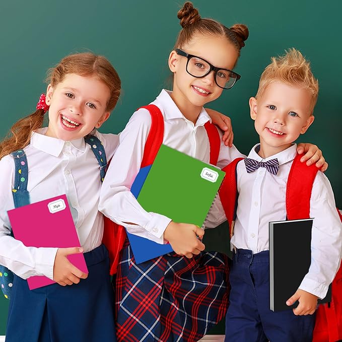 Jumbo Book Covers 8 Pack Reusable Fabric Book Cover Protective Books Covers 9 x 11 Inch Colorful Stretchable Books Sleeve Cover with Label Sticker for Most Hardcover Textbooks Up to 10 x 12.5 Inch-DeskLoop Office