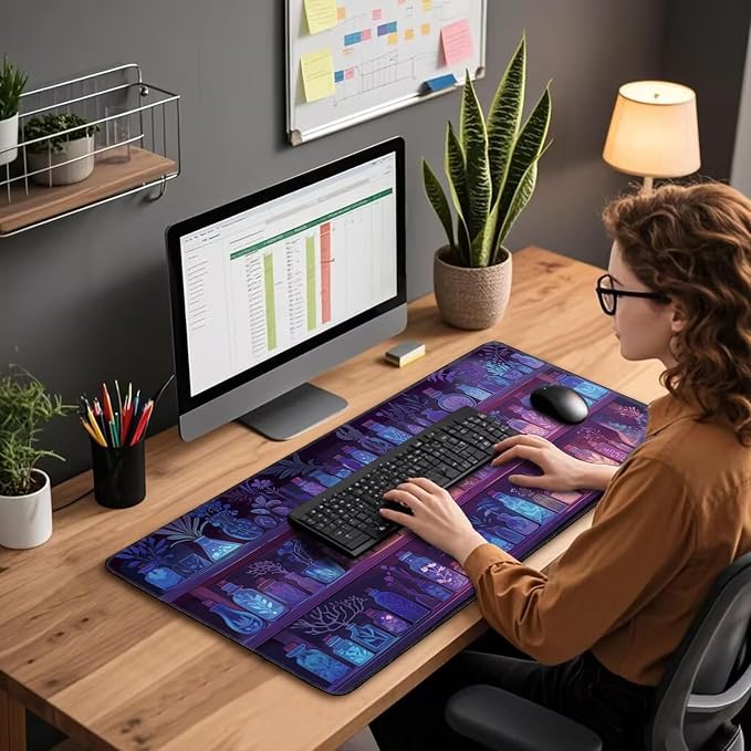 Mystical Potion Bottles Gaming Mouse Pad 31.5"x15.7"｜XXL Desk Mat, Non-Slip - Image 3