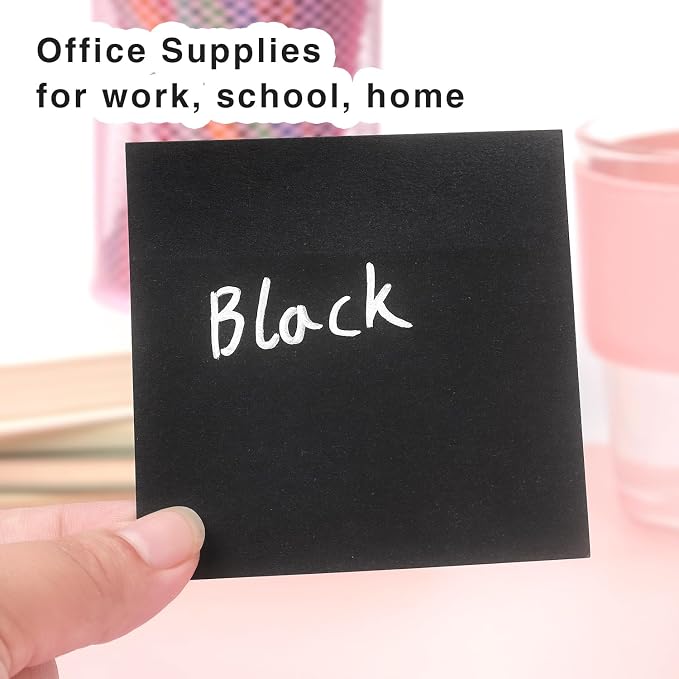 Sticky Notes 3x3 Self-Stick Notes Bright Colors Sticky Notes 4 Pads 90 - Image 6