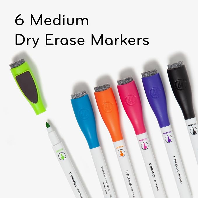 U Brands Fine Tip Dry Erase Markers - Image 2