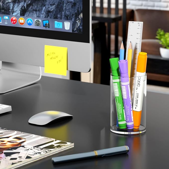 NIUBEE Acrylic Pen Holder 2 Pack - Image 6